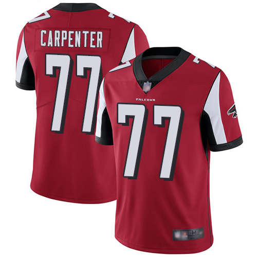 Atlanta Falcons Limited Red Men James Carpenter Home Jersey NFL Football #77 Vapor Untouchable->atlanta falcons->NFL Jersey